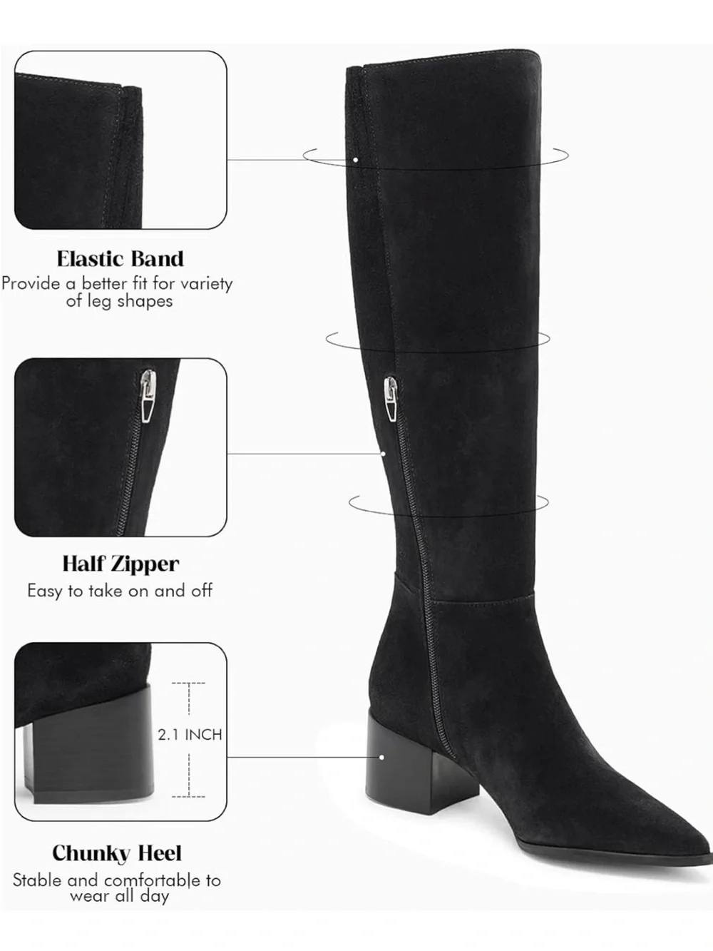 Women's knee-high boots